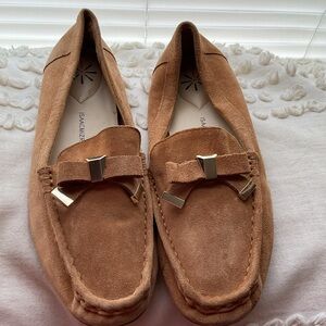 Isaac Mizrahi Tan Suede Loafers